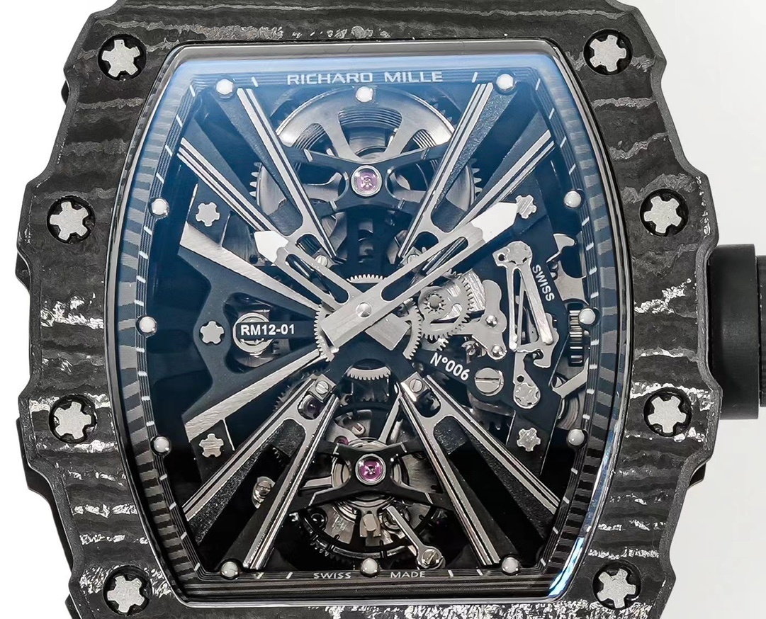 Richard Mille RM 12-01 Tourbillon in Full Black Carbon TPT Price On Request