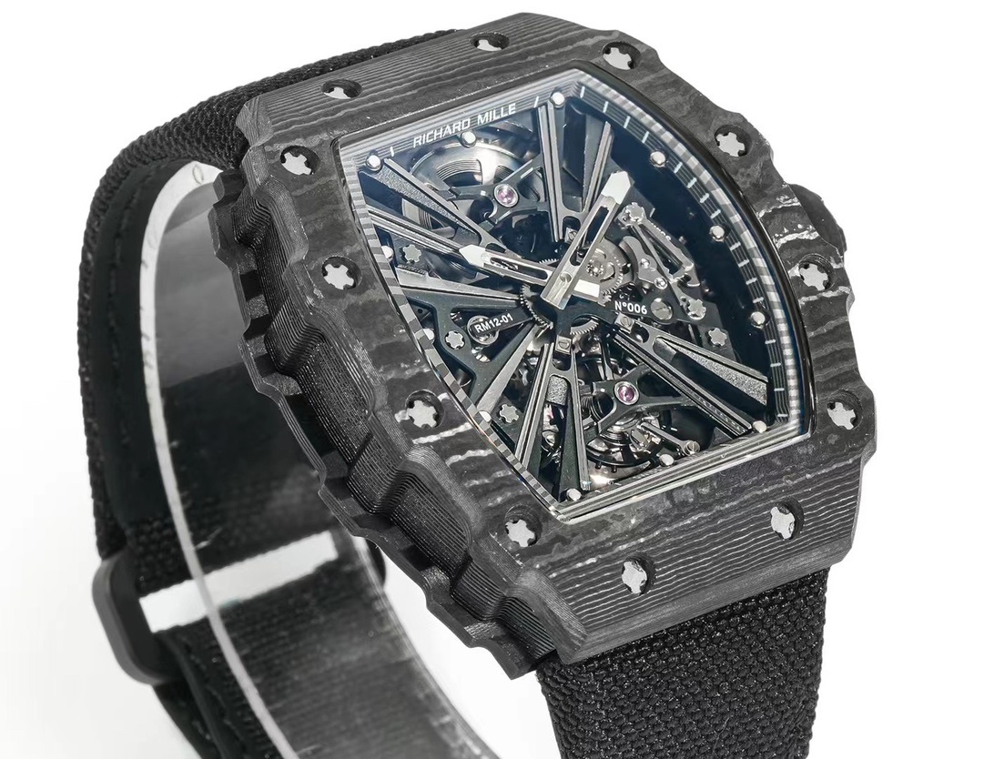 Richard Mille RM 12-01 Tourbillon in Full Black Carbon TPT Price On Request