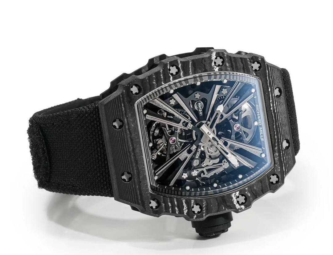 Richard Mille RM 12-01 Tourbillon in Full Black Carbon TPT Price On Request