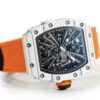 RM 012-01 Tourbillon White NTPT Carbon on Orange Rubb