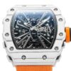 RM 012-01 Tourbillon White NTPT Carbon on Orange Rubb