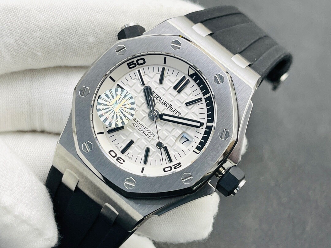 Top-grade watches 05259 Audemars Piguet Offshore Diver 42mm Steel Silver Dial 15710ST.OO.A002CA.02 - PRE-OWNED