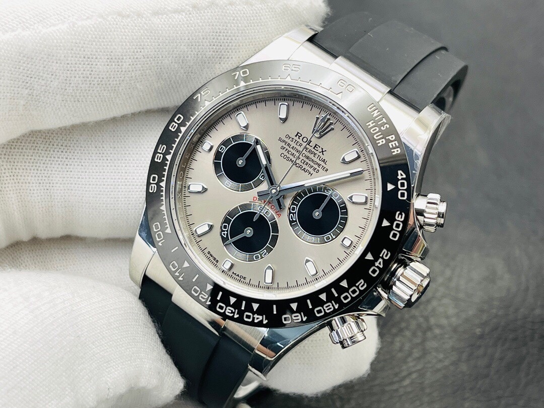 Rolex 116519LN Cosmograph Daytona 18K White Gold with Steel Dial