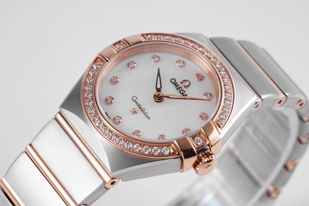 Omega Constellation Steel - Sedna™ gold Diamonds Watch 131.25 .