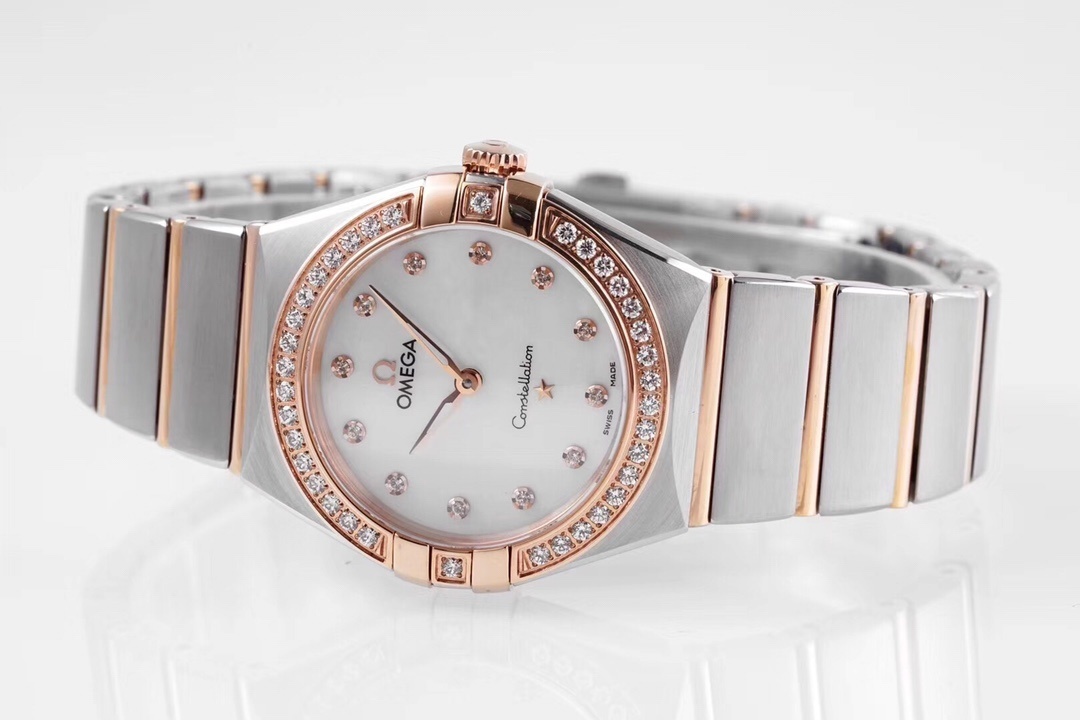 Omega Constellation Steel - Sedna™ gold Diamonds Watch 131.25 .