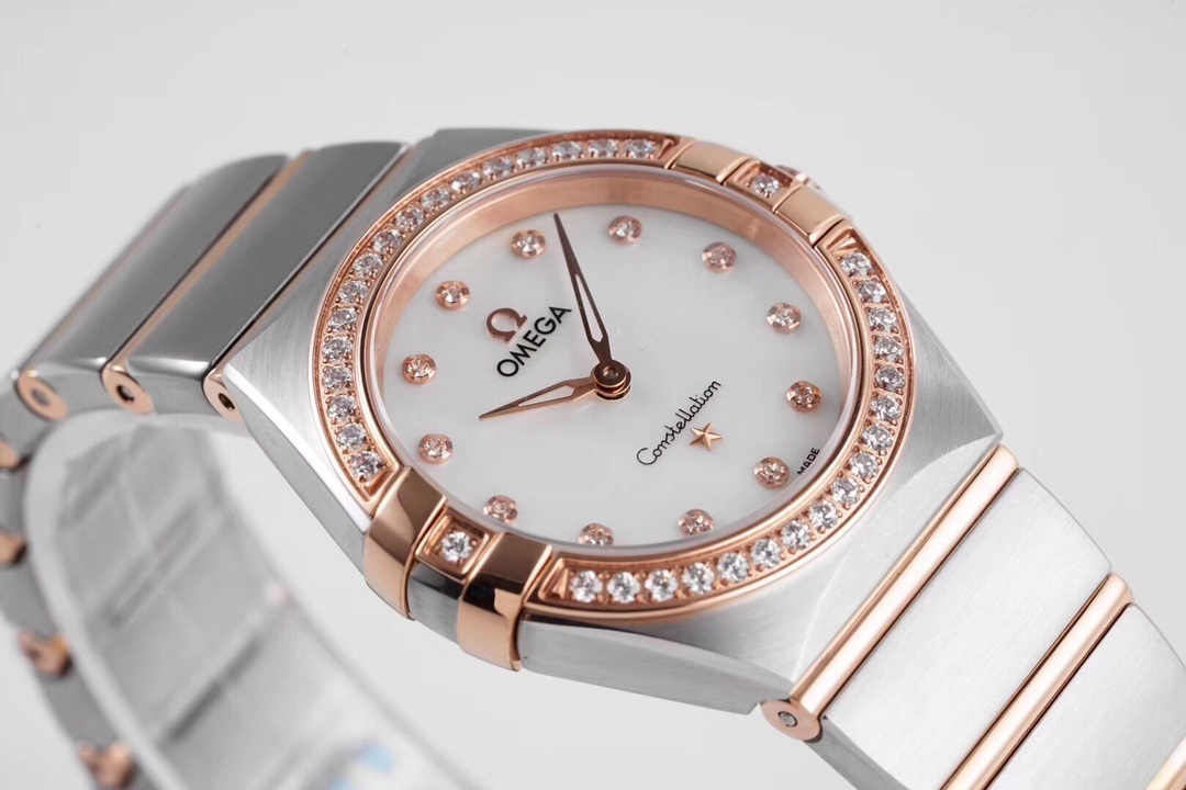 Omega Constellation Steel – Sedna™ gold Diamonds Watch 131.25 .