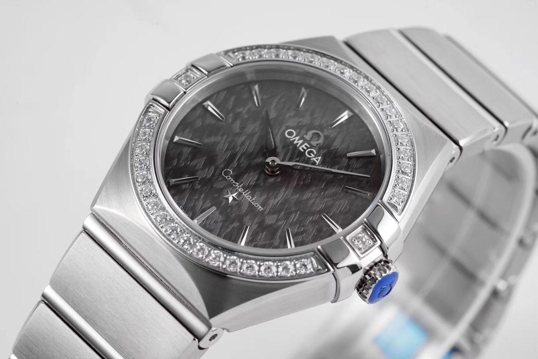 New Omega Constellation Steel on Steel 28mm Women's Watch 131.15.28.60.99.001