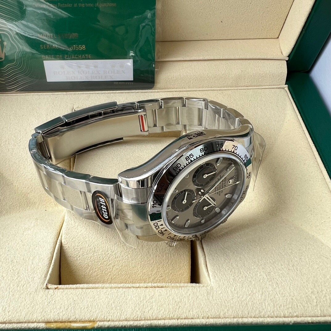 Rolex Daytona NEW 2025 Daytona 40mm 126509 White Gold Silver Ghost Dial