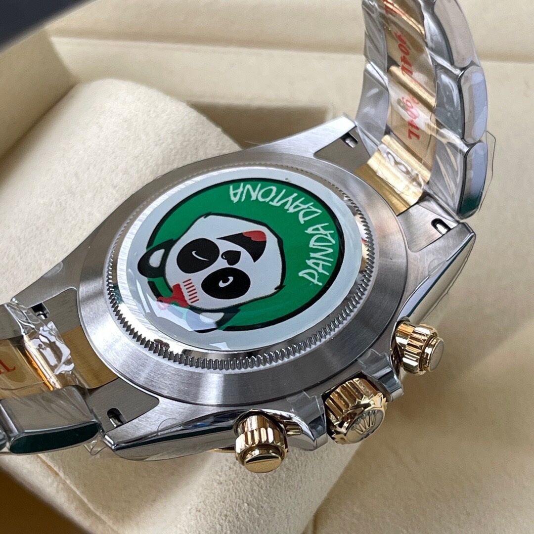 Top-grade watches 05609 Rolex Daytona ref 116503 steel/gold - Black dial