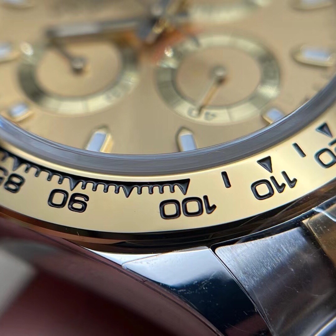 Rolex Daytona 116523 Yellow Gold Champagne Stainless Steel