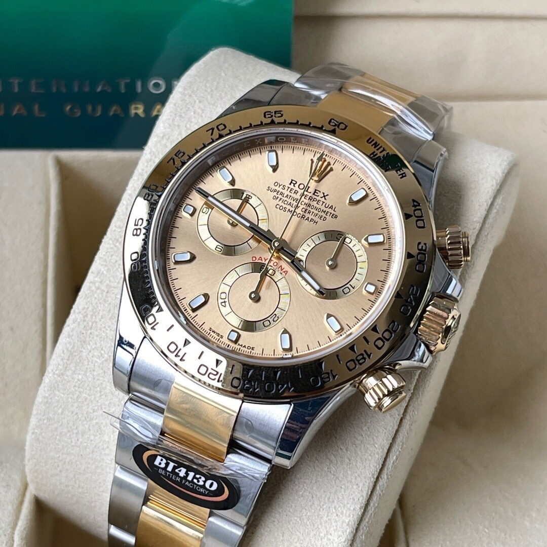 Rolex Daytona 116523 Yellow Gold Champagne Stainless Steel