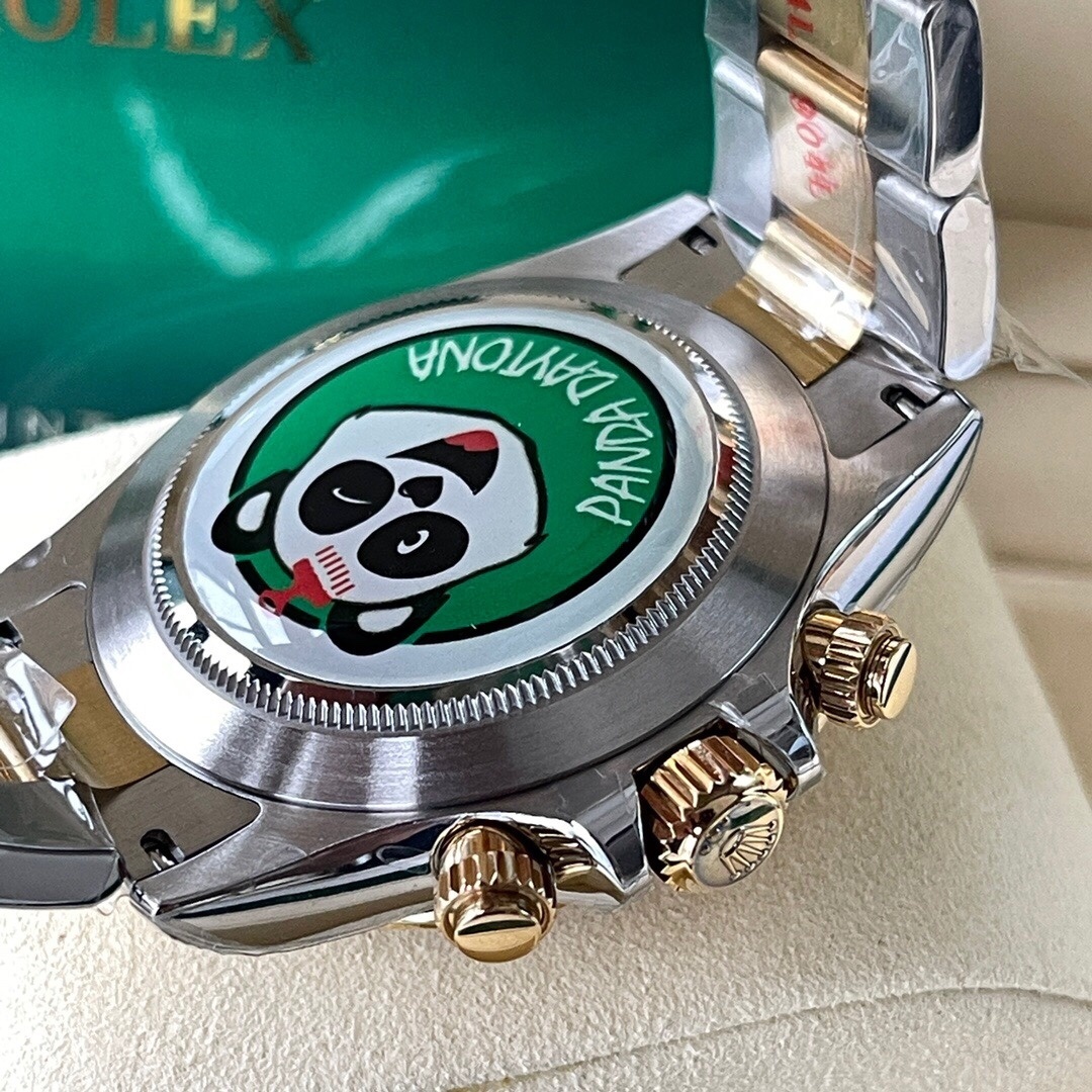 Top-grade watches 05649 Rolex Daytona Yellow Gold/Steel Black Diamond Dial Oyster Bracelet 116503 - BRAND NEW