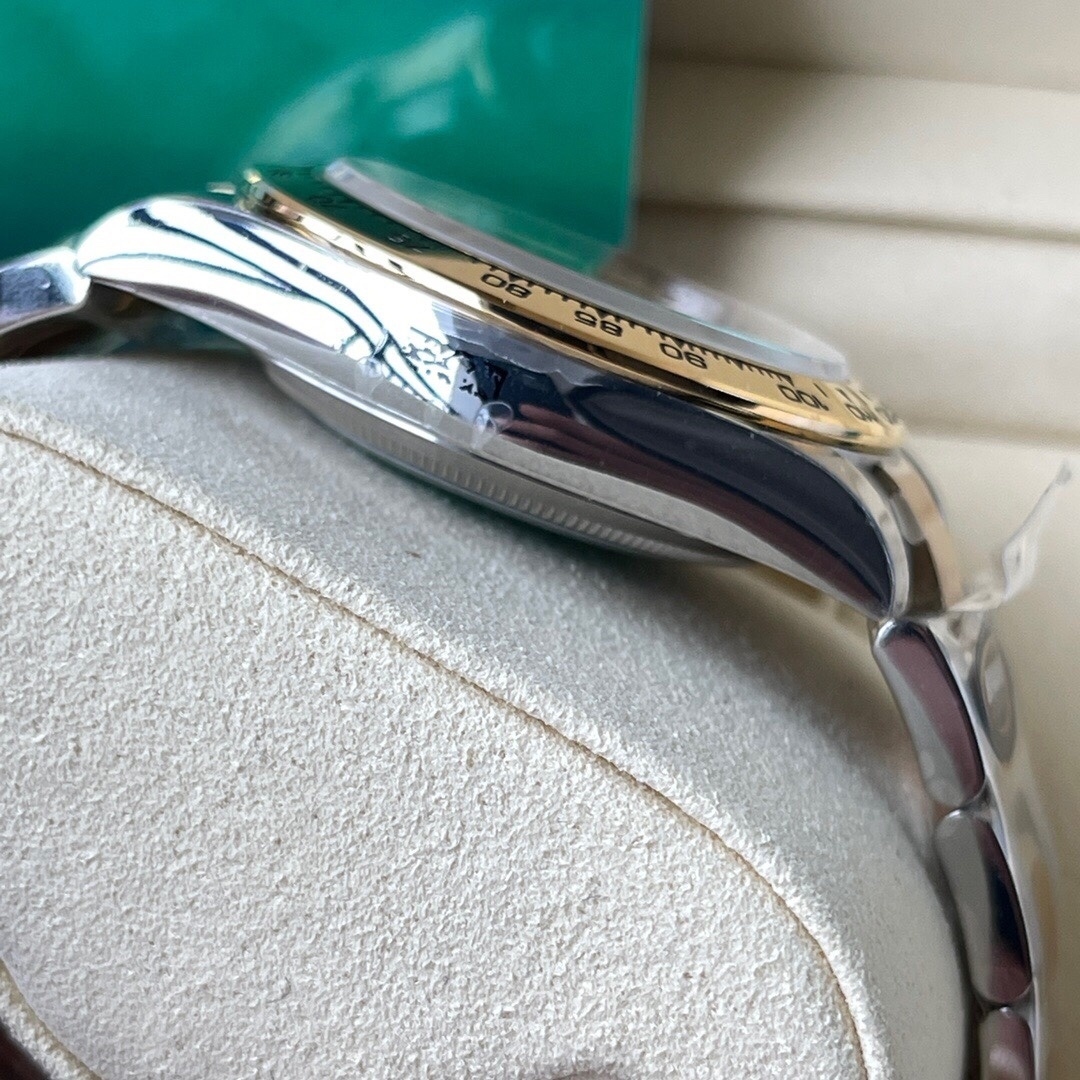 Top-grade watches 05649 Rolex Daytona Yellow Gold/Steel Black Diamond Dial Oyster Bracelet 116503 - BRAND NEW