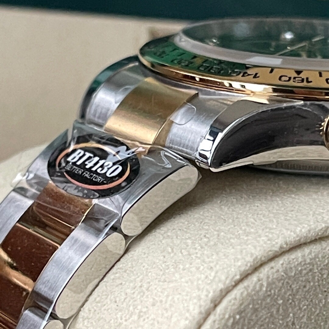 Top-grade watches 05649 Rolex Daytona Yellow Gold/Steel Black Diamond Dial Oyster Bracelet 116503 - BRAND NEW