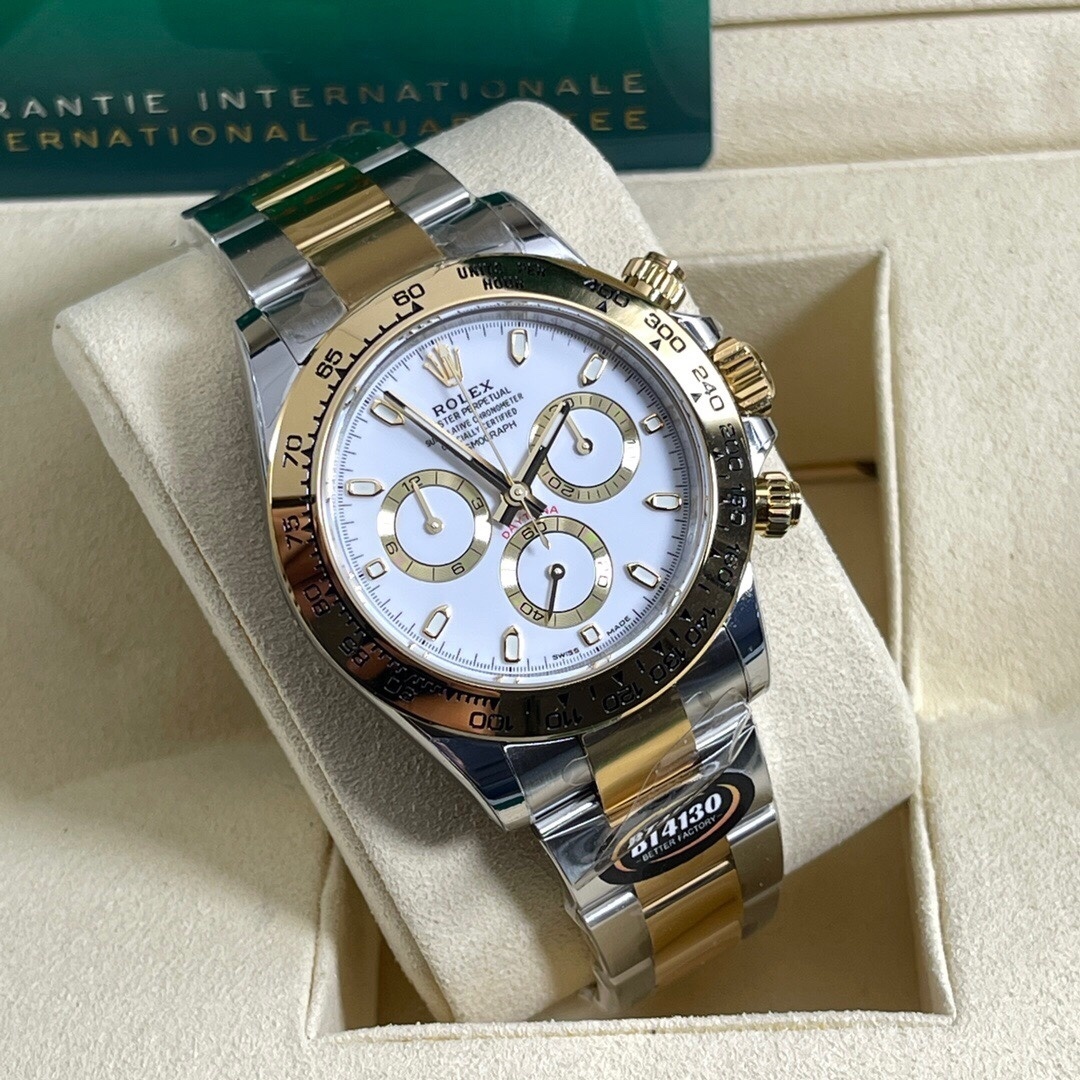 Rolex Daytona 116503 White Dial Oystersteel and Yellow Gold two-tone 40mm