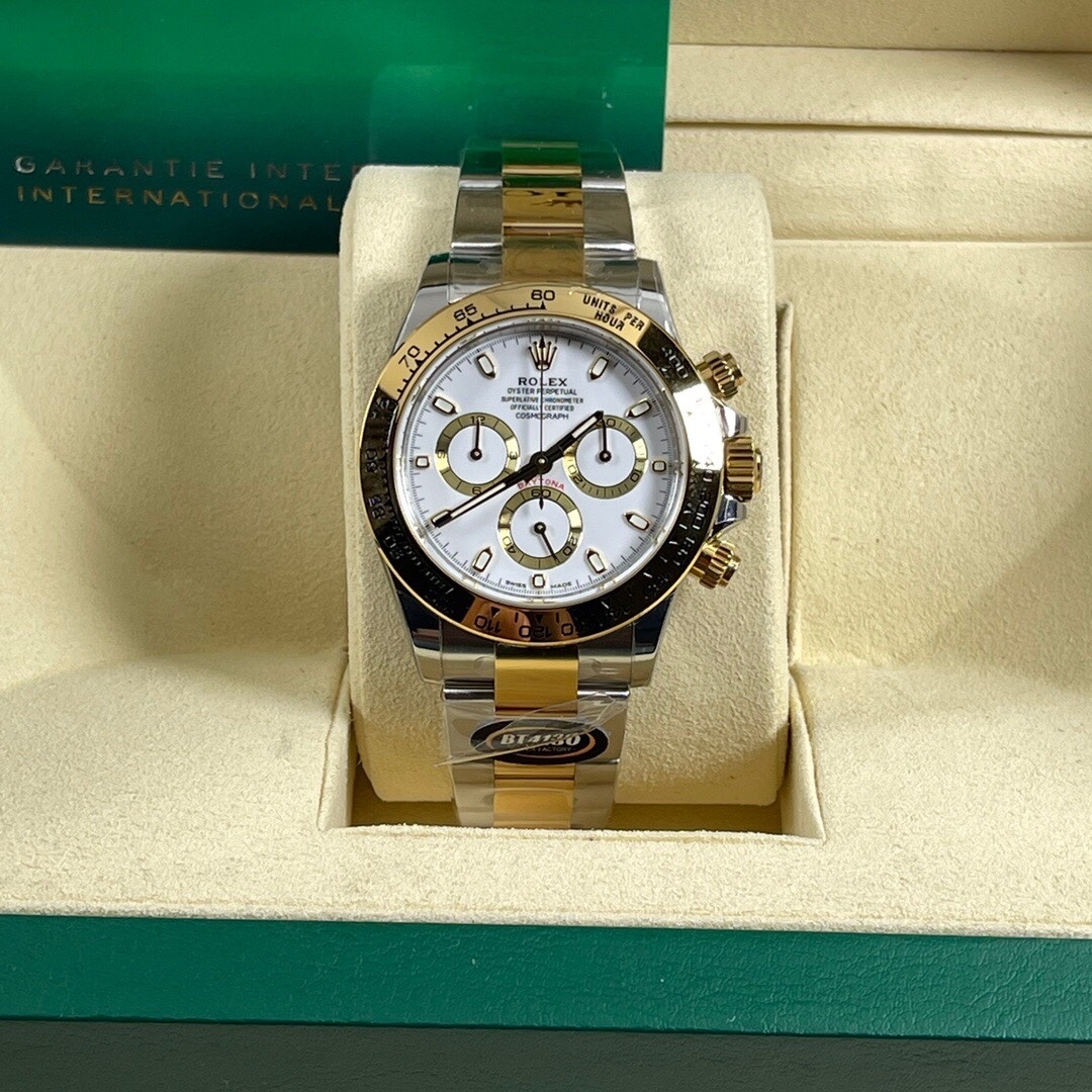 Rolex Daytona 116503 White Dial Oystersteel and Yellow Gold two-tone 40mm