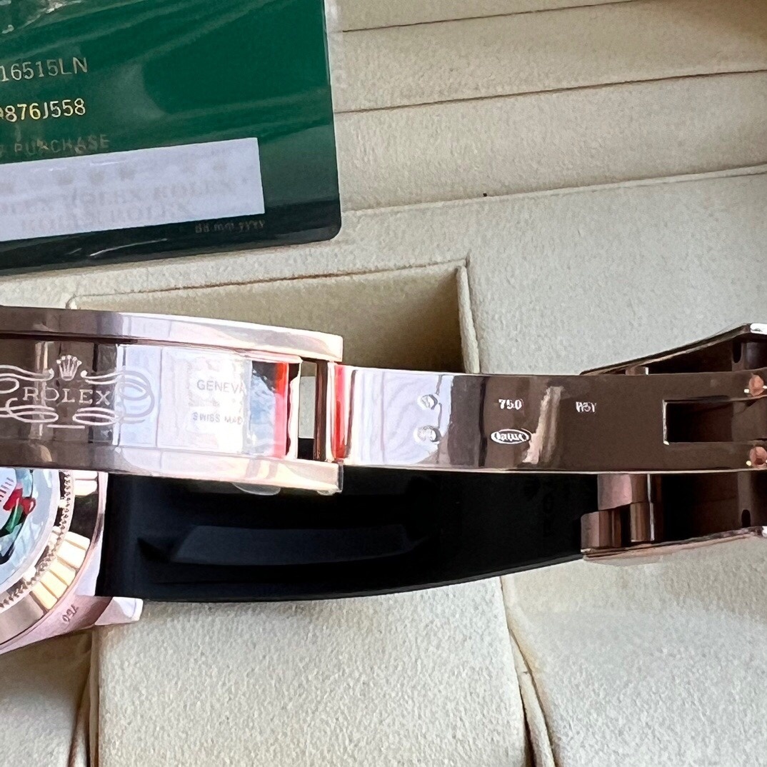 Rolex Cosmograph Daytona Pink Dial Oysterflex Strap Mens Everose Watch 116515LN 116515 NP