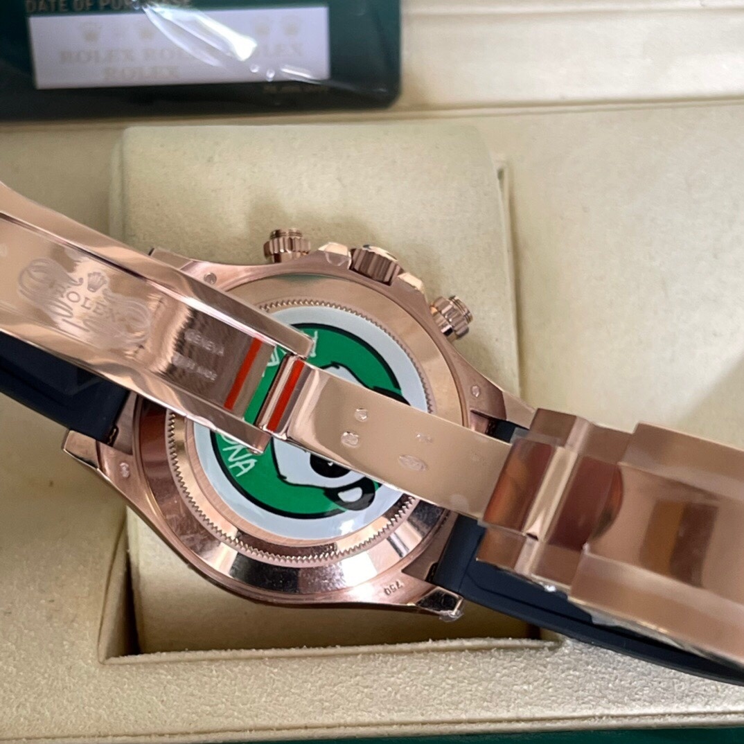 Rolex Daytona Cosmograph Automatic 40mm 18k Rose Gold Ivory Dial Men's 116515LN