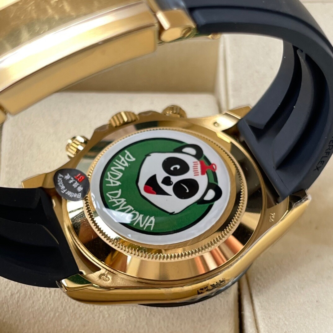 Top-grade watches 05829 Rolex Daytona Pikachu Dial 116518LN Black Ceramic 18K Yellow Gold Box Paper