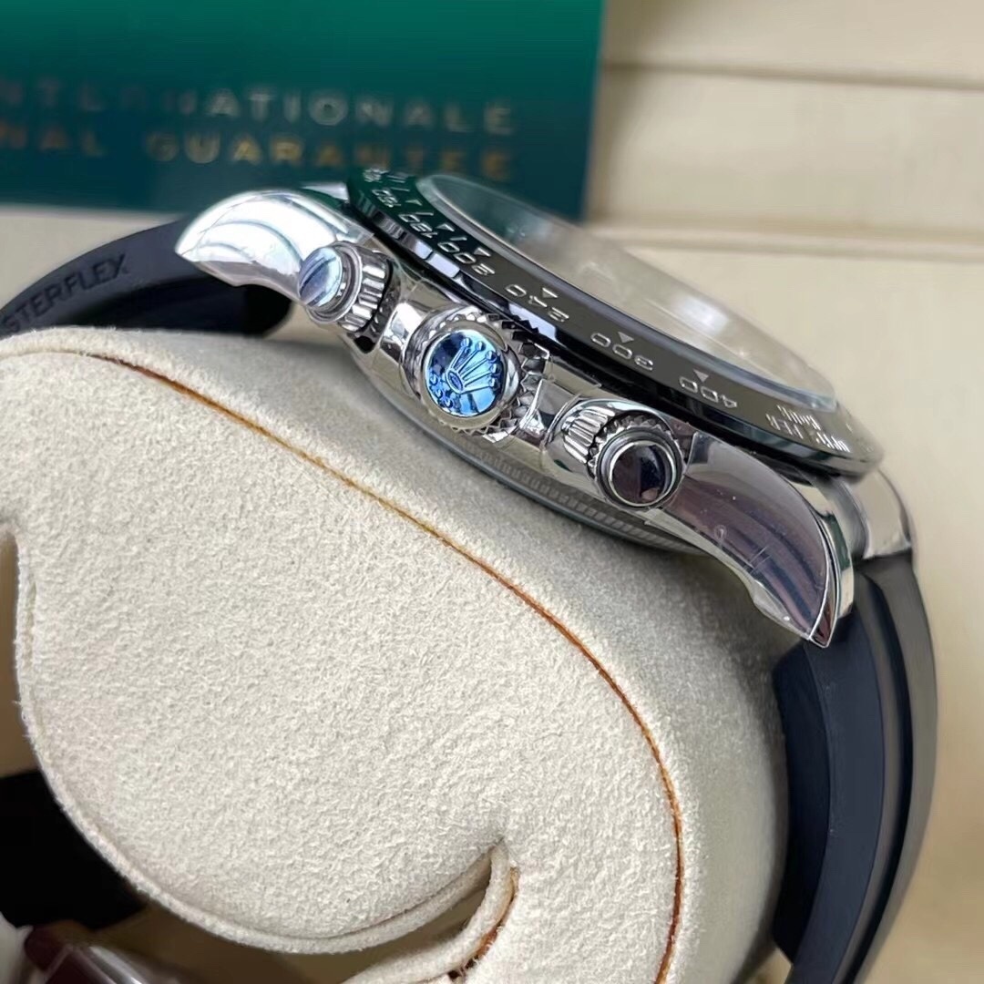 Rolex Cosmograph Daytona 116519LN White Gold Ceramic Black Dial Watch B&P