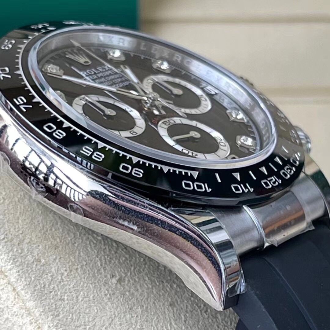 Rolex Cosmograph Daytona 116519LN White Gold Ceramic Black Dial Watch B&P