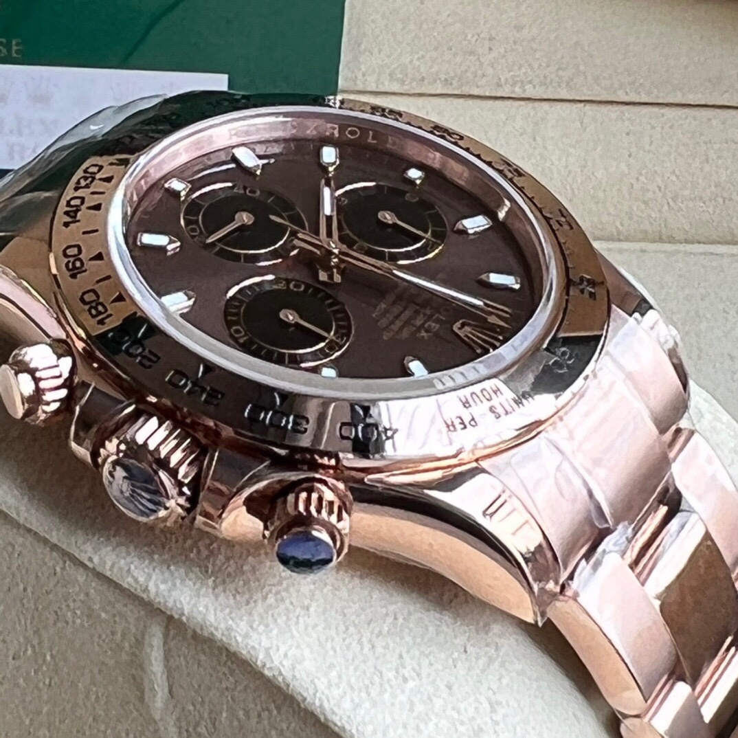Rolex Daytona 40mm 126505 18k Rose Gold Chocolate Dial