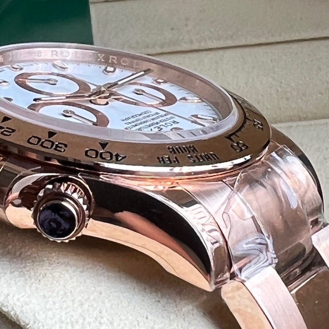 Rolex Cosmograph Daytona 116505 Pink Oyster Bracelet with Pink Bezel