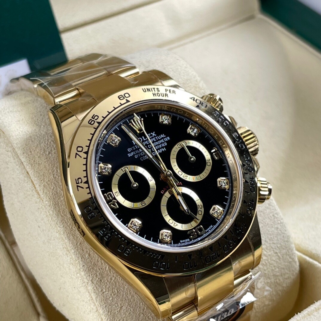 Rolex Daytona 40mm 116508 Black Diamond Dial
