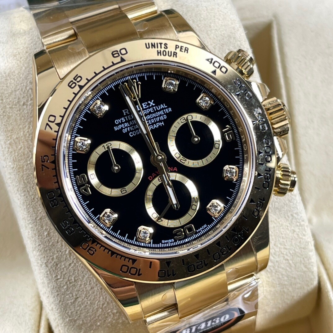 Rolex Daytona 40mm 116508 Black Diamond Dial