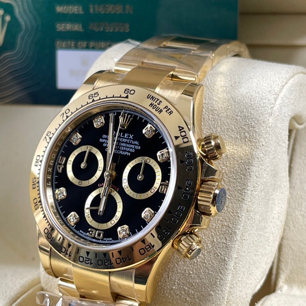Rolex Daytona 40mm 116508 Black Diamond Dial