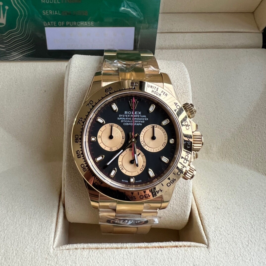 Rolex Cosmograph Daytona 116508 Gold Oyster Bracelet with Gold Bezel (2020)