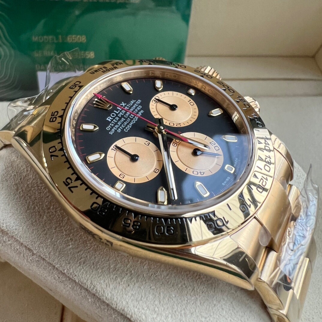 Rolex Cosmograph Daytona 116508 Gold Oyster Bracelet with Gold Bezel (2020)