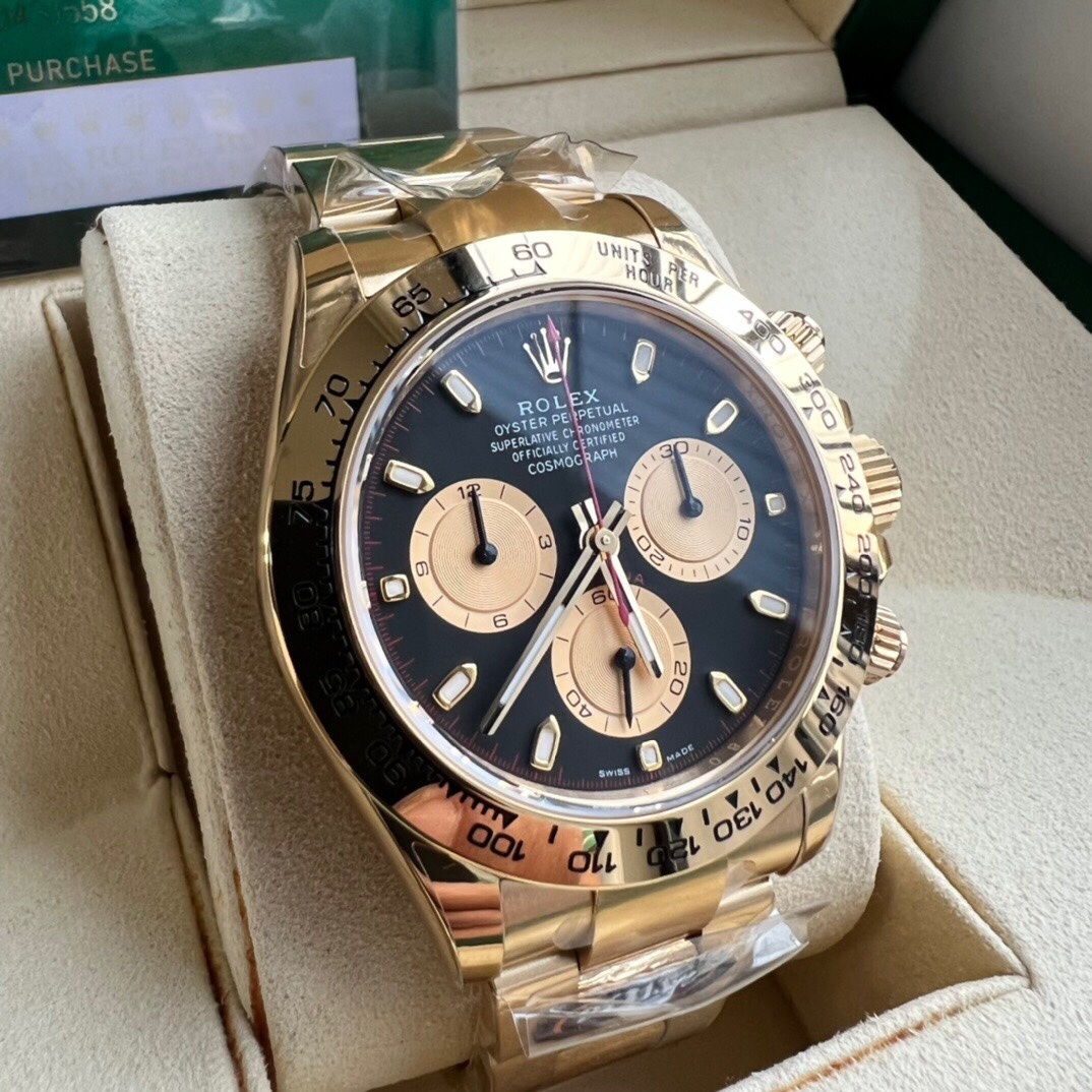 Rolex Cosmograph Daytona 116508 Gold Oyster Bracelet with Gold Bezel (2020)