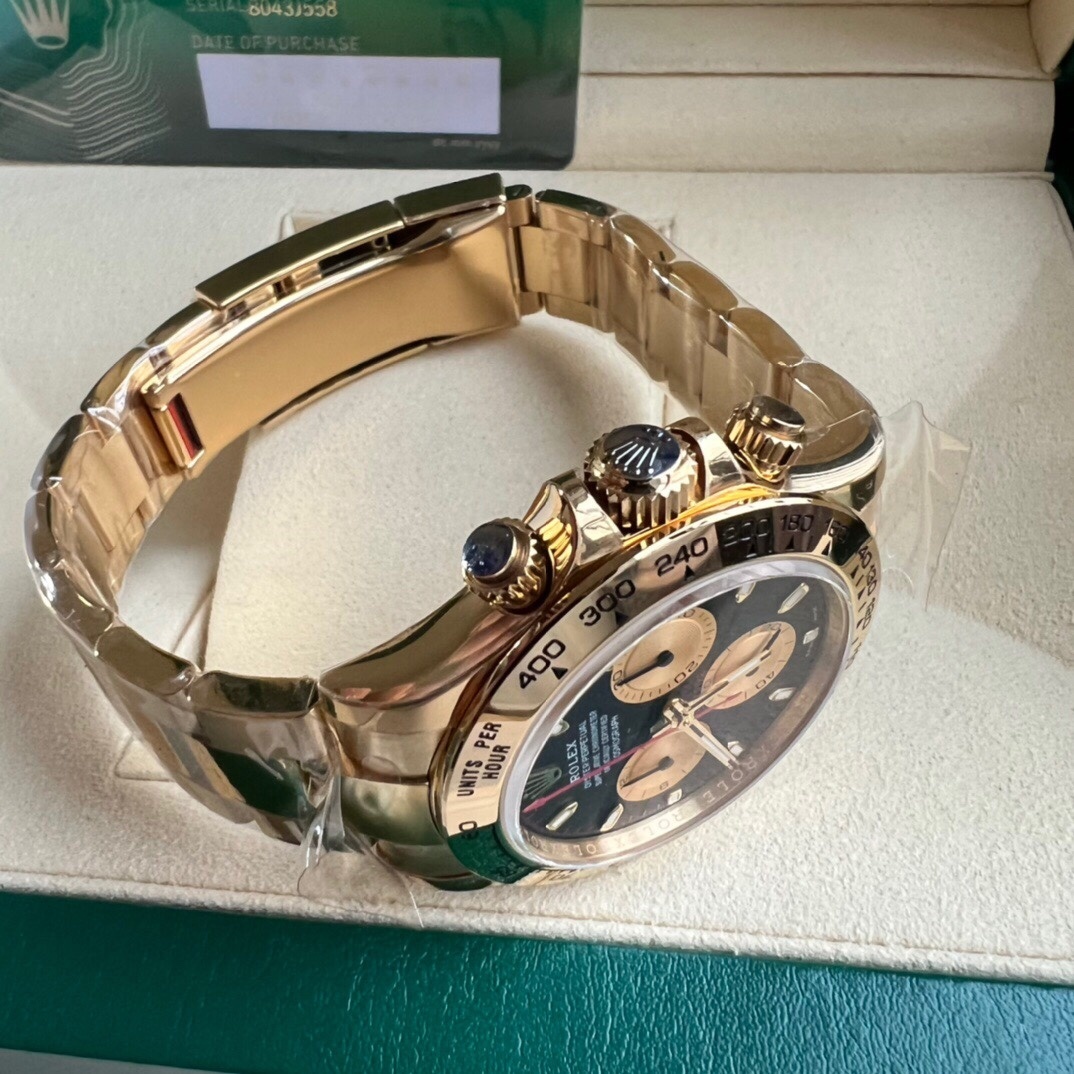 Rolex Cosmograph Daytona 116508 Gold Oyster Bracelet with Gold Bezel (2020)