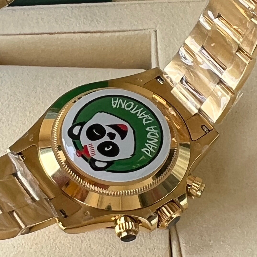 Top-grade watches 06029 Rolex Daytona Yellow Gold Green Dial 116508