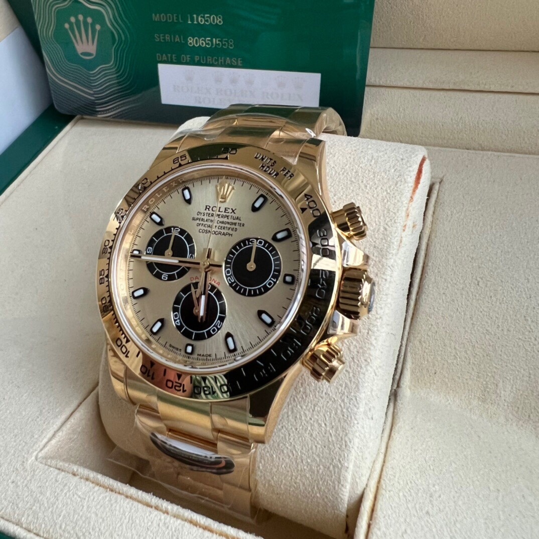 Rolex 116508 Daytona Champagne Dial