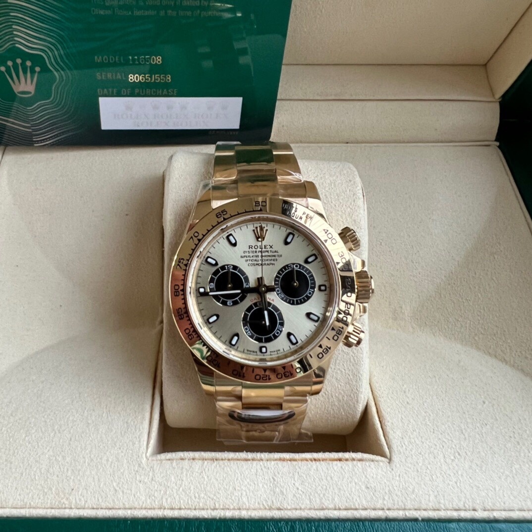 Rolex 116508 Daytona Champagne Dial