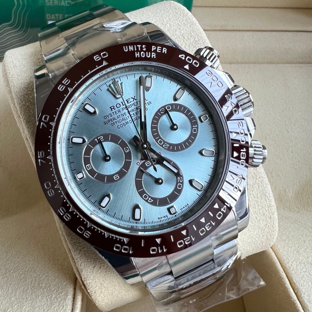Rolex  Cosmograph Daytona Chronograph Automatic Chronometer Ice-Blue Dial Men's Watch