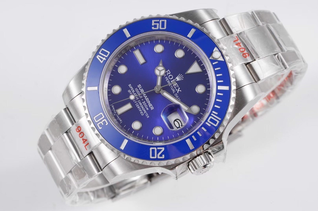 Top-grade watches 06209 Rolex Submariner 40mm 116610-Blue Smurf Bezel&Dial 116619LB Ceramic Insert Mint