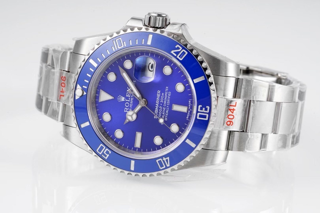 Top-grade watches 06209 Rolex Submariner 40mm 116610-Blue Smurf Bezel&Dial 116619LB Ceramic Insert Mint