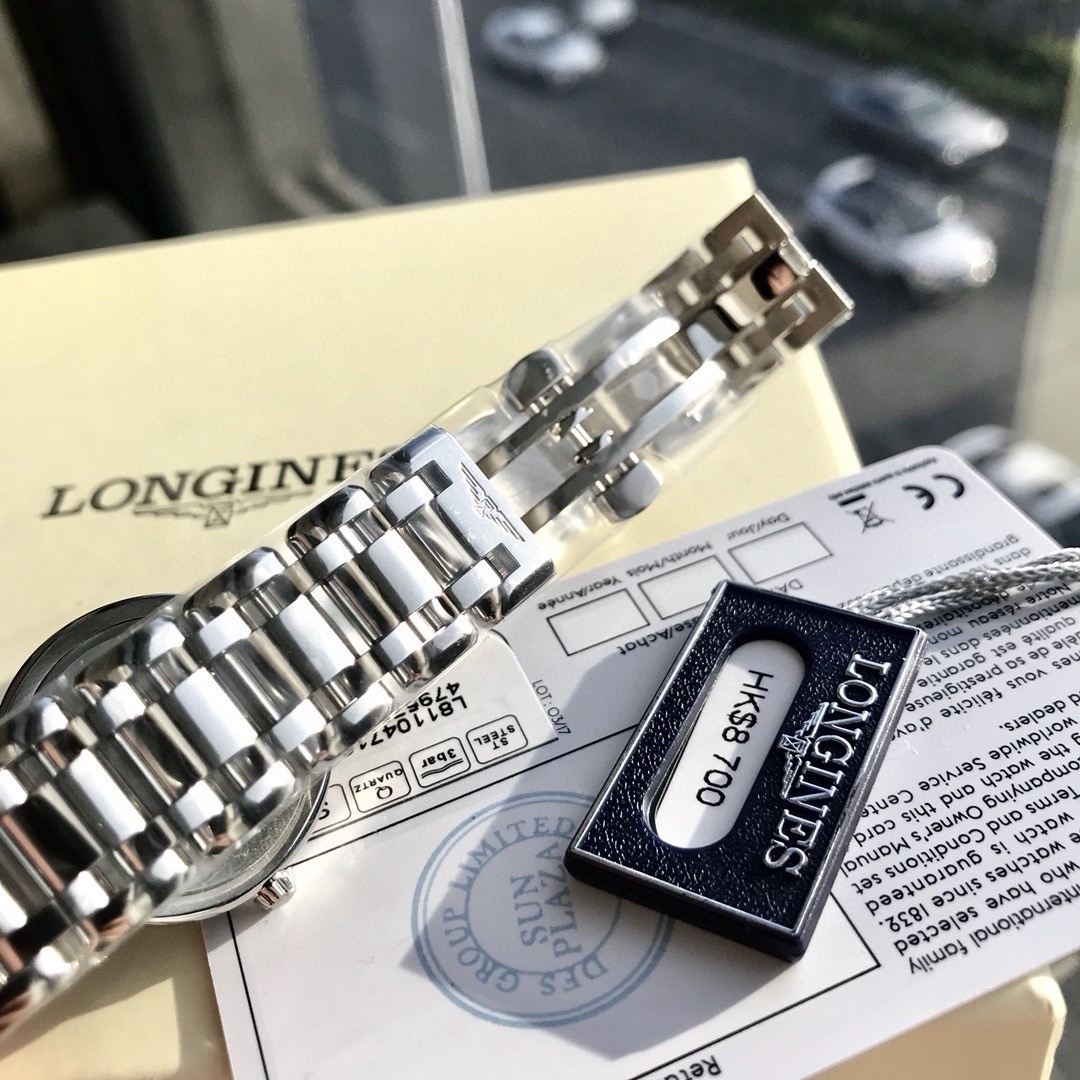 Longines primaluna women's watch l8.110.4.71.6 steel strap 26.50mm
