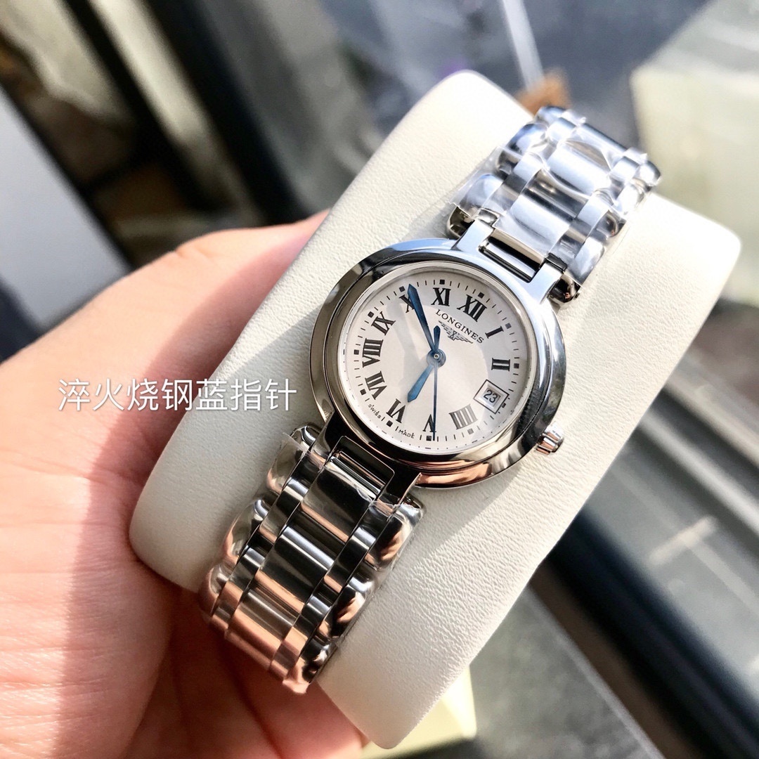 Longines primaluna women’s watch l8.110.4.71.6 steel strap 26.50mm