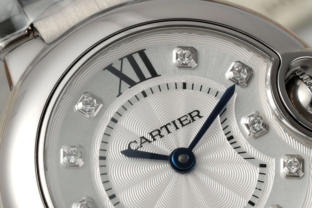 Cartier Ballon Bleu Diamond Stainless Steel Watch W4BB0021