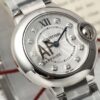 Cartier Ballon Bleu Diamond Stainless Steel Watch W4BB0021