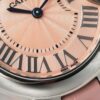 Cartier Ballon Bleu De Cartier Watch 3489 Pink Dial Stainless Steel Leather