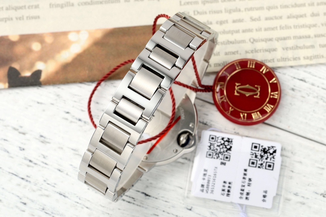 Cartier Ballon Bleu Automatic Pink Dial Unisex Watch