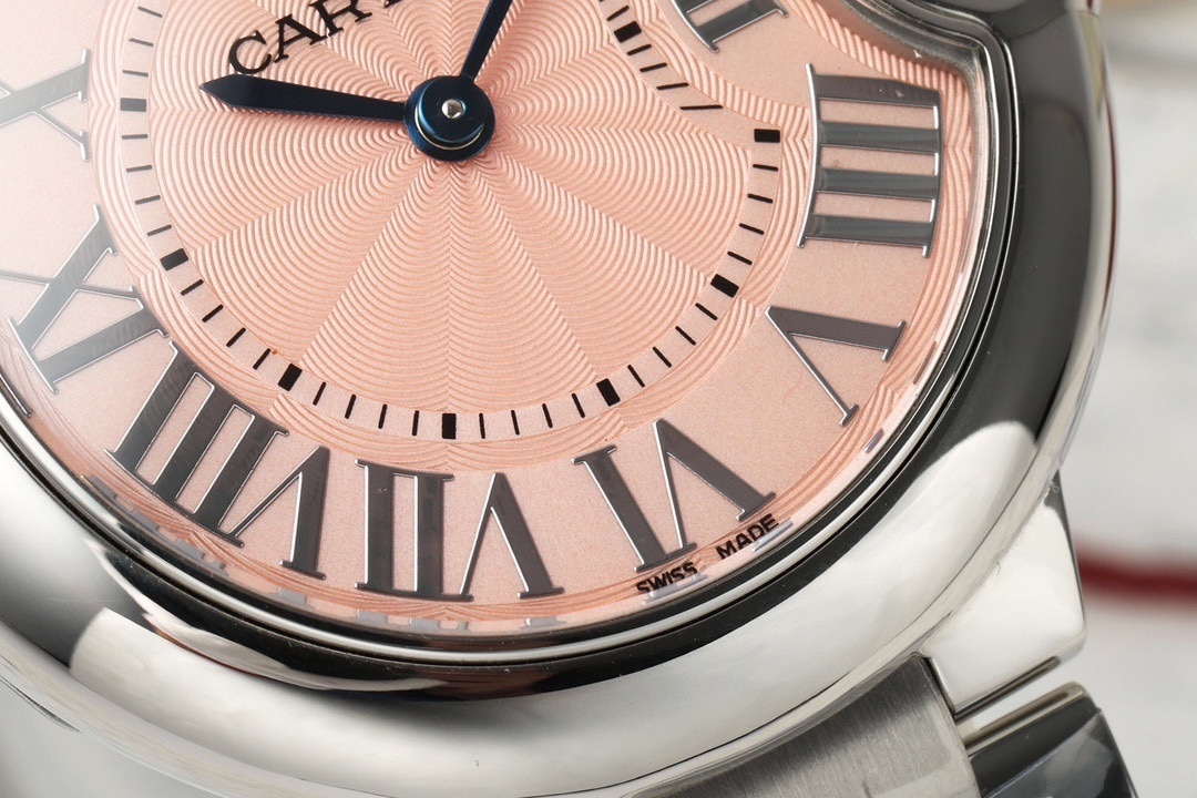 Cartier Ballon Bleu Automatic Pink Dial Unisex Watch