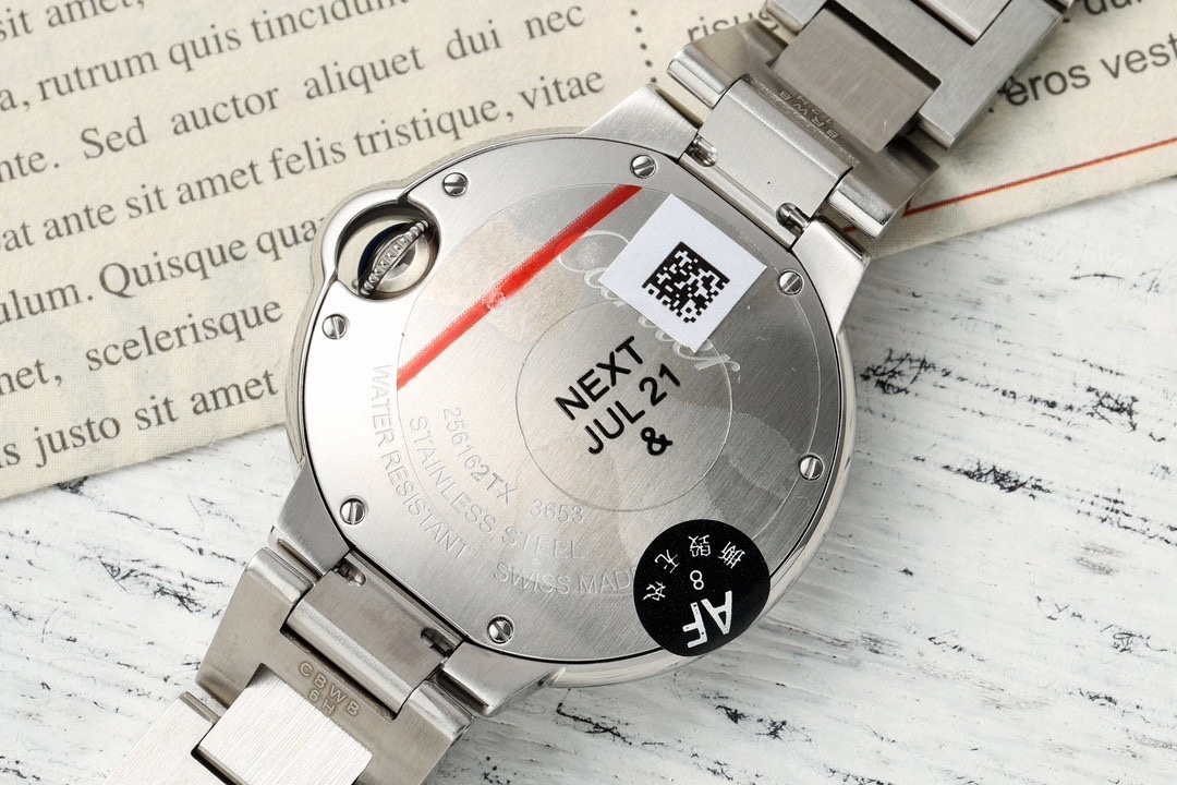 Cartier Ballon Bleu Automatic Pink Dial Unisex Watch