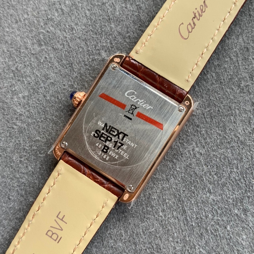 Cartier Tank Solo 18k Rose Gold Ref. 3167 Large 27.5mm w/ Original Buckle