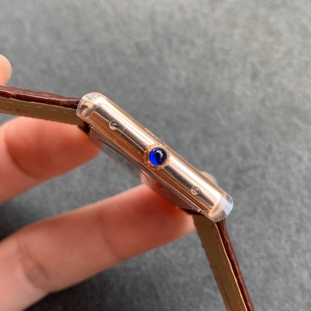 Cartier Tank Solo 18k Rose Gold Ref. 3167 Large 27.5mm w/ Original Buckle